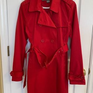 Kenneth Cole Reaction Red Button down Coat